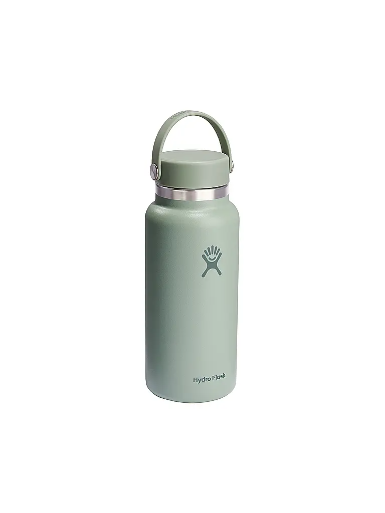 HYDRO FLASK | Botella de agua Wide Flex Cap 32 oz (946 ml) | Oliva