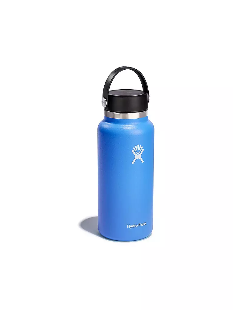 HYDRO FLASK | Botella de agua Wide Flex Cap 32 oz (946 ml) | Azul