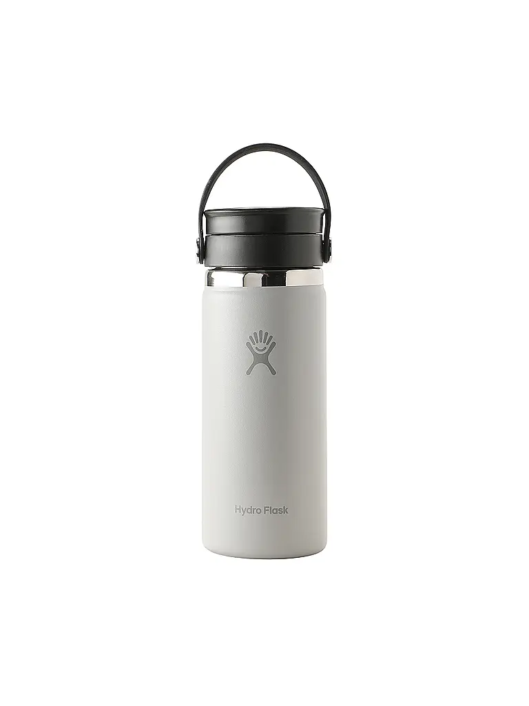 HYDRO FLASK | Botella de agua Wide Mouth Flex Sip Lid 710ml | Gris claro