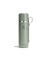 HYDRO FLASK | Trinkflasche Hot Flask & Cup isoliert 828ml | Oliva