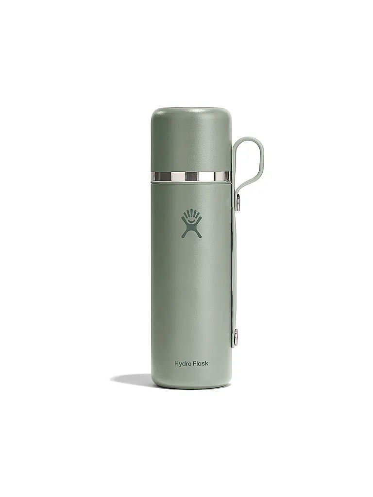 HYDRO FLASK | Trinkflasche Hot Flask & Cup aislada 828ml | Oliva