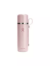 HYDRO FLASK | Trinkflasche Hot Flask & Cup isoliert 828ml | Rosa