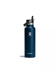 HYDRO FLASK | Trinkflasche Standard Flex Straw Cap 621ml | Azul oscuro
