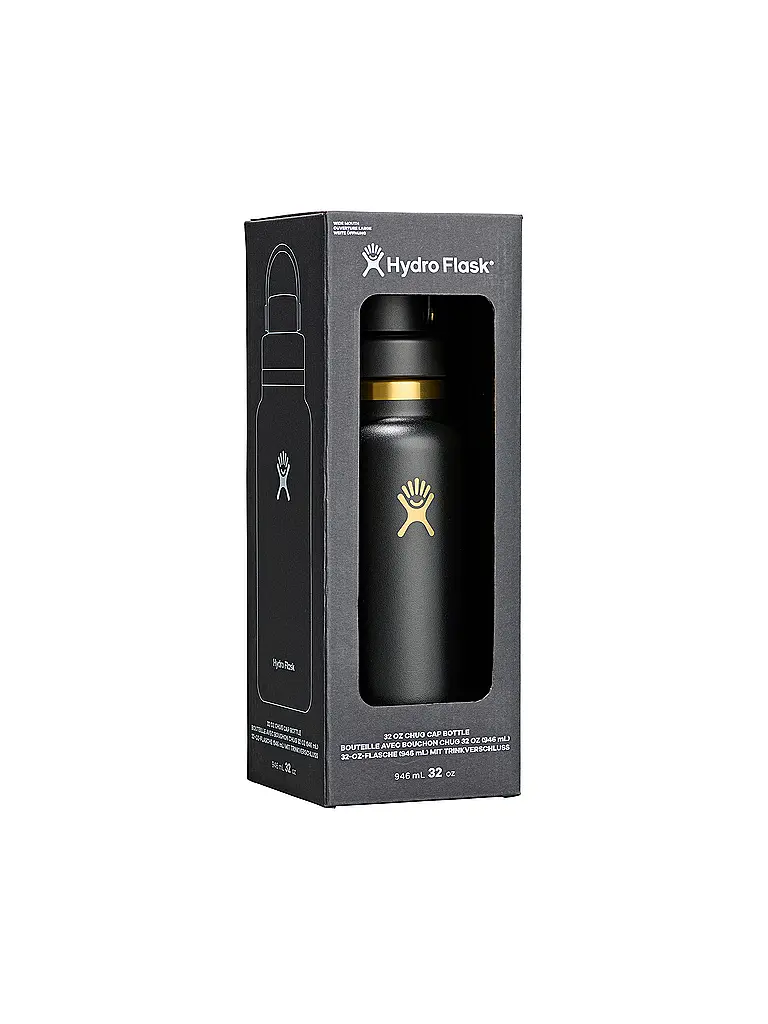 HYDRO FLASK | Trinkflasche Wide Flex Chug Cap Limited Edition 946ml | Negro