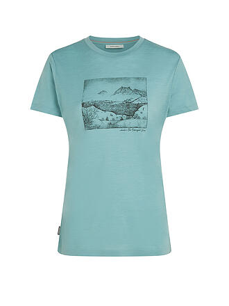 ICEBREAKER | Camiseta funcional de mujer Lake View 150 Tech-Lite