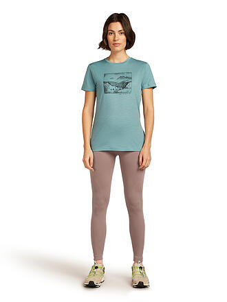 ICEBREAKER | Camiseta funcional de mujer Lake View 150 Tech-Lite