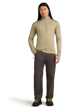 ICEBREAKER | Chaqueta polar para hombre Real Fleece 300 con capucha de merino