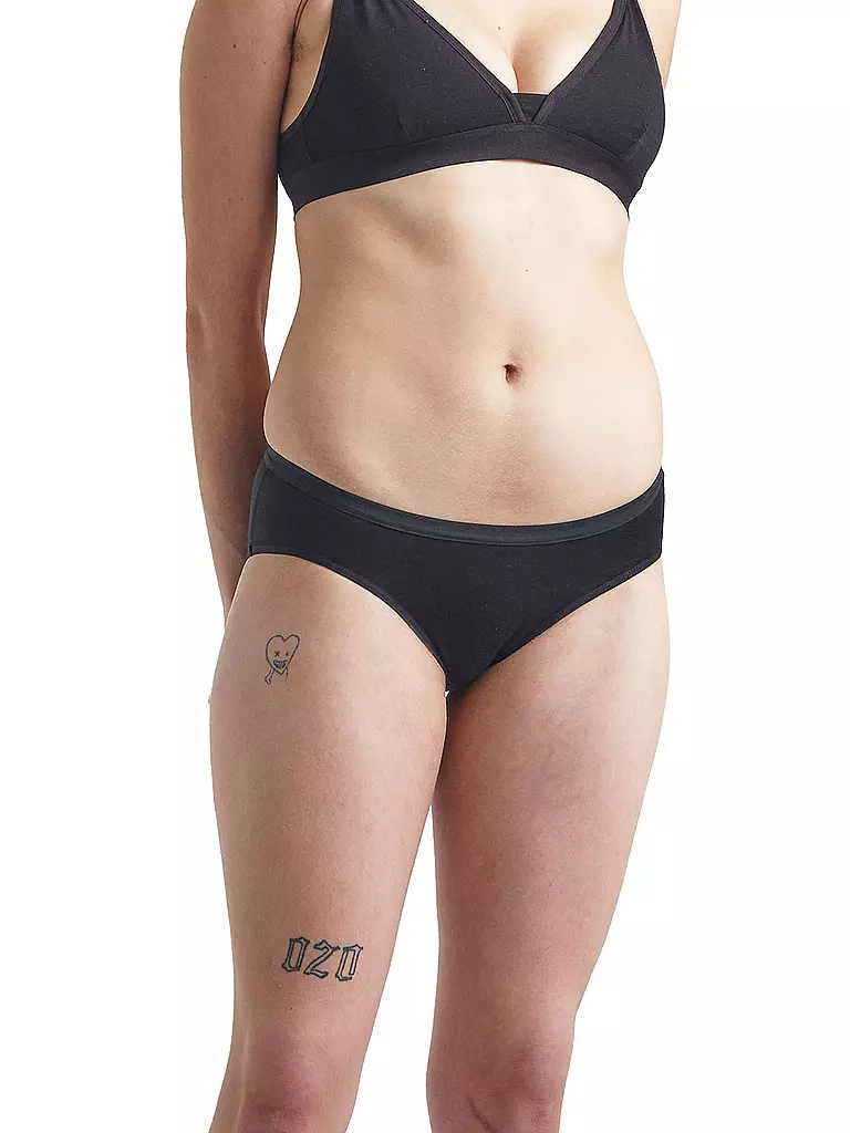 ICEBREAKER | Braga Hipkini Merino Siren para mujer | Negro