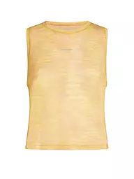 ICEBREAKER | Camiseta de tirantes funcional para mujer Fusion 125 Cool | Amarillo