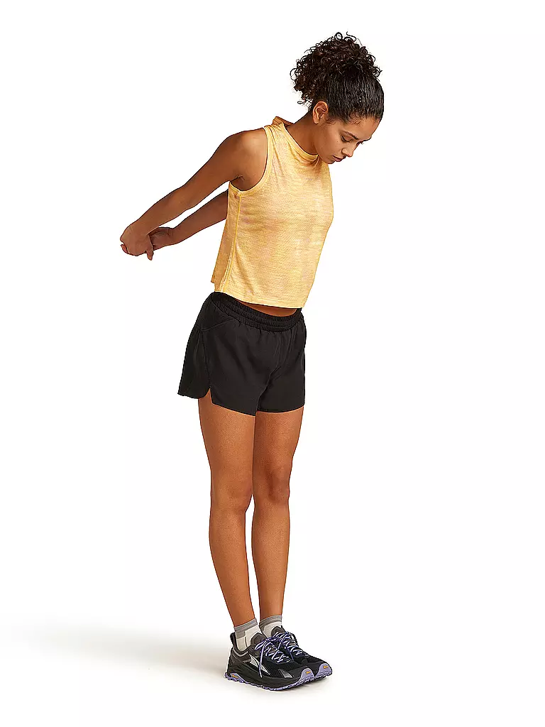 ICEBREAKER | Camiseta de tirantes funcional para mujer Fusion 125 Cool | Amarillo