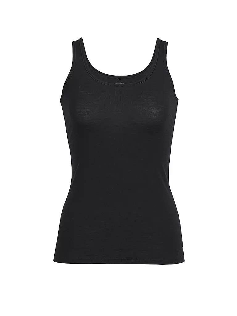 ICEBREAKER | Camiseta de tirantes funcional para mujer Siren BF 150 | Negro