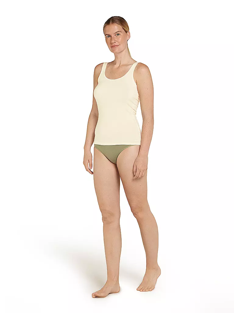 ICEBREAKER | Camiseta de tirantes funcional para mujer Siren BF 150 | Blanco