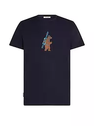 ICEBREAKER | Camiseta funcional de hombre Bear Tour 150 Tech | Azul oscuro