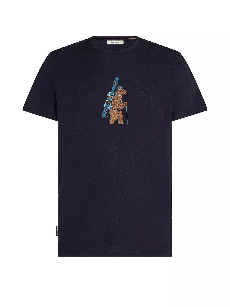ICEBREAKER | Camiseta funcional de hombre Bear Tour 150 Tech | Azul oscuro