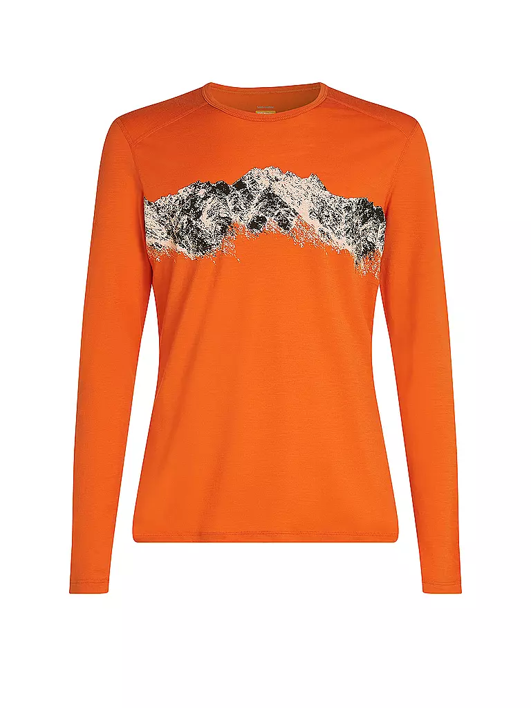 ICEBREAKER | Camiseta funcional de hombre Merino 200 Oasis Thermo | Naranja
