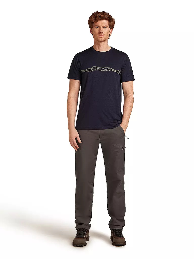 ICEBREAKER | Camiseta funcional de hombre Mount Pulse 150 Tech | Azul oscuro