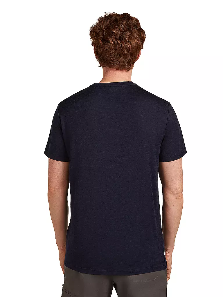 ICEBREAKER | Camiseta funcional de hombre Mount Pulse 150 Tech | Azul oscuro