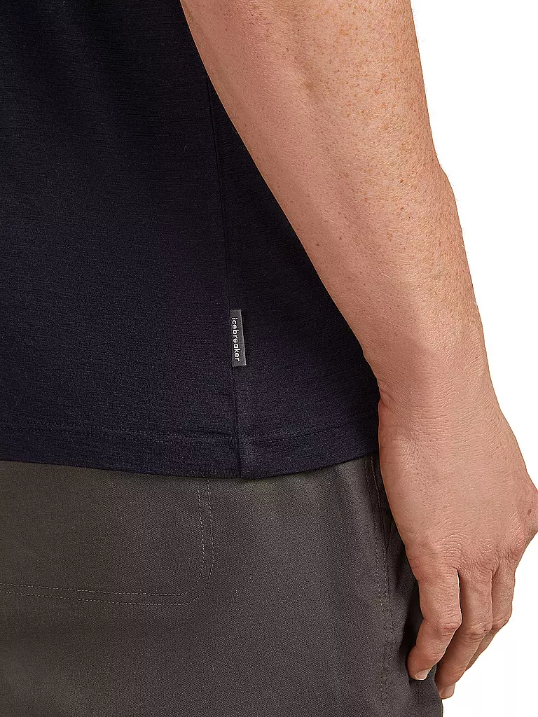 ICEBREAKER | Camiseta funcional de hombre Mount Pulse 150 Tech | Azul oscuro