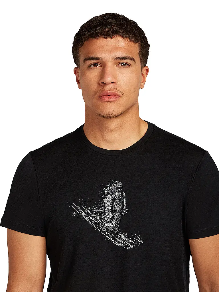 ICEBREAKER | Camiseta funcional de hombre Skiing Yeti 150 Merino con estampado |