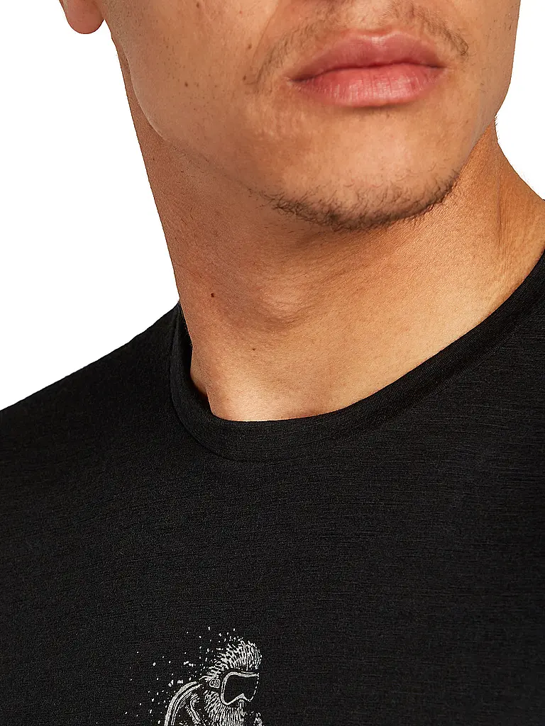 ICEBREAKER | Camiseta funcional de hombre Skiing Yeti 150 Merino con estampado |