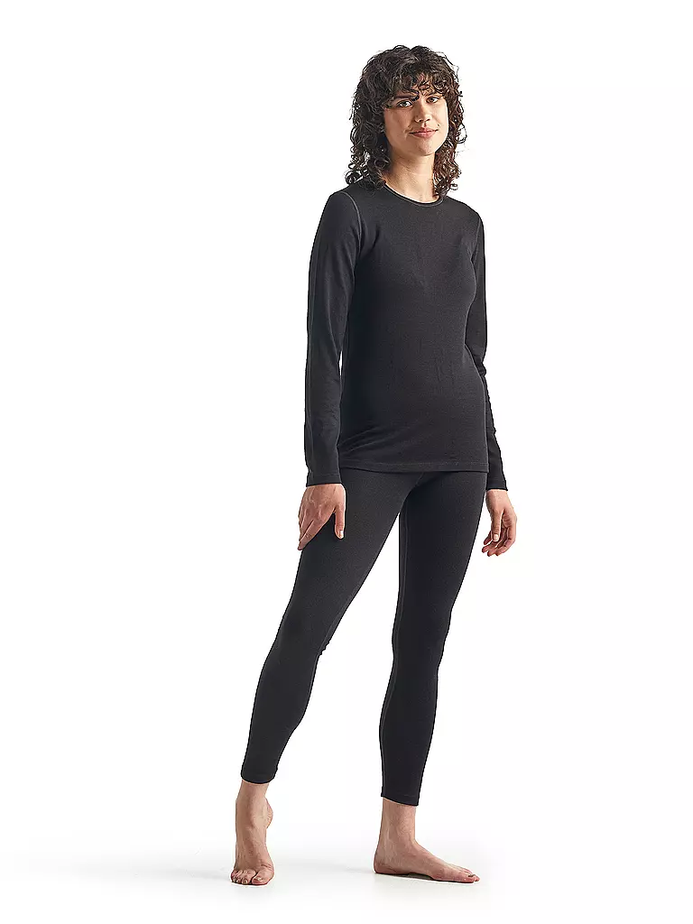 ICEBREAKER | Camiseta funcional de mujer 260 Tech LS | Negro