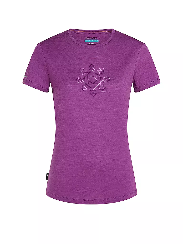 ICEBREAKER | Camiseta funcional de mujer Fusion 125 Cool | Lila