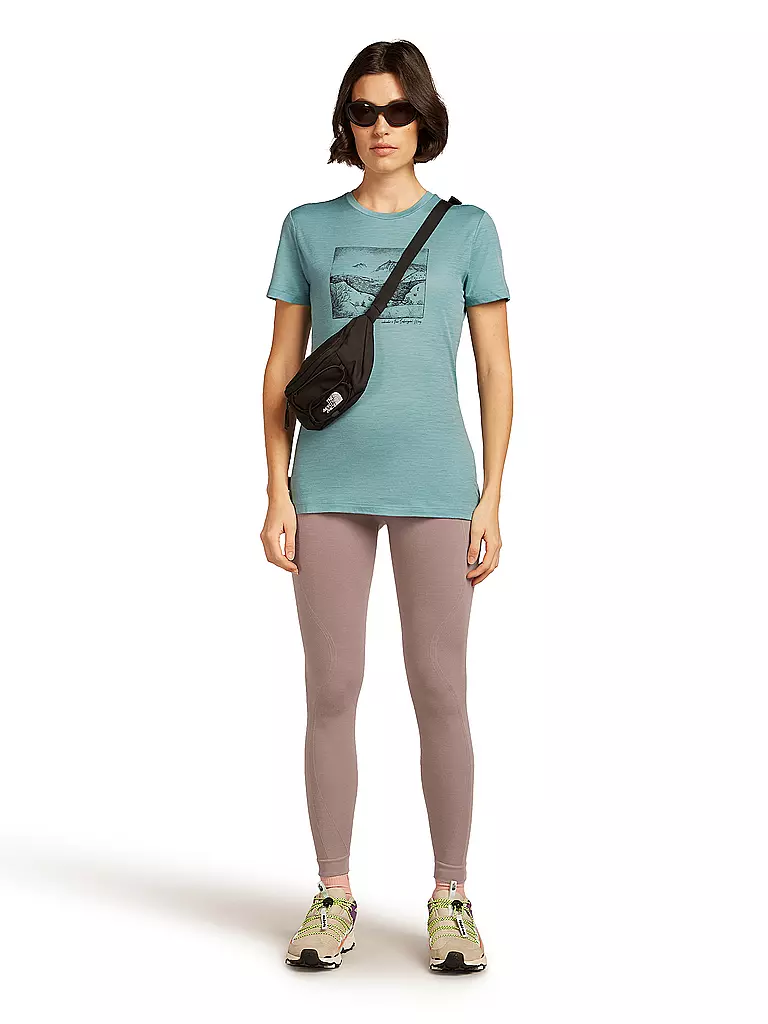 ICEBREAKER | Camiseta funcional de mujer Lake View 150 Tech-Lite |