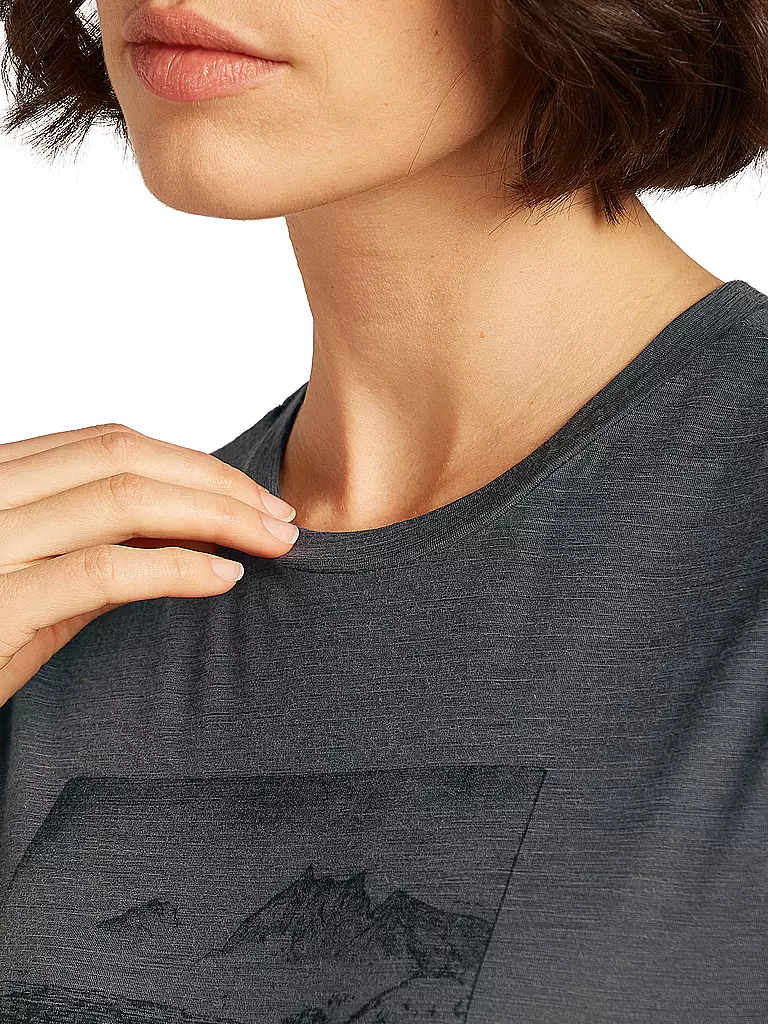 ICEBREAKER | Camiseta funcional de mujer Lake View 150 Tech-Lite |