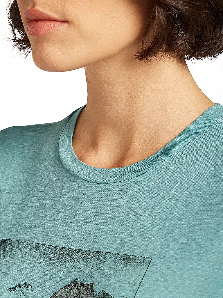 ICEBREAKER | Camiseta funcional de mujer Lake View 150 Tech-Lite |