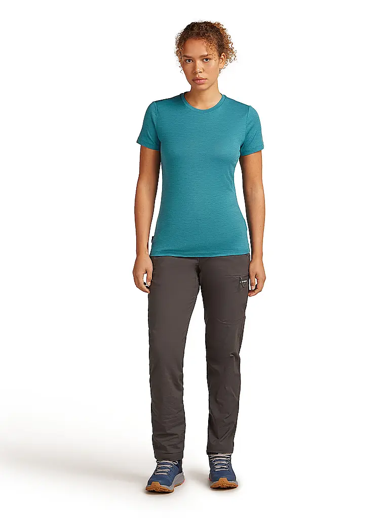 ICEBREAKER | Camiseta funcional de mujer Merino 150 Tech Lite III | Petróleo
