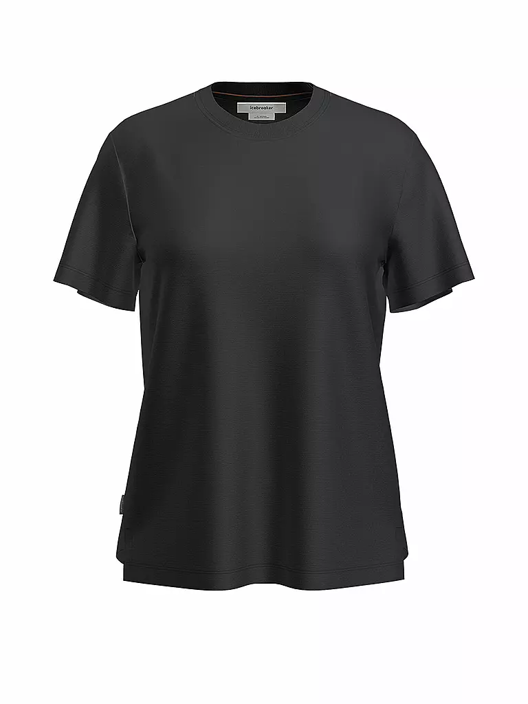 ICEBREAKER | Camiseta funcional de mujer Merino 150 Tech Lite Relaxed | Negro