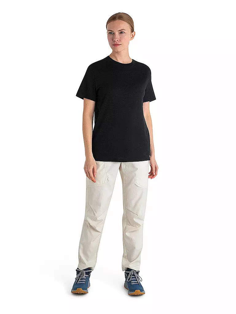 ICEBREAKER | Camiseta funcional de mujer Merino 150 Tech Lite Relaxed | Negro