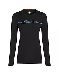 ICEBREAKER | Camiseta funcional de mujer Mountain Pulse 200 | Negro
