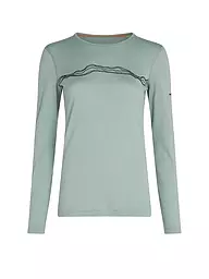 ICEBREAKER | Camiseta funcional de mujer Mountain Pulse 200 | Verde claro