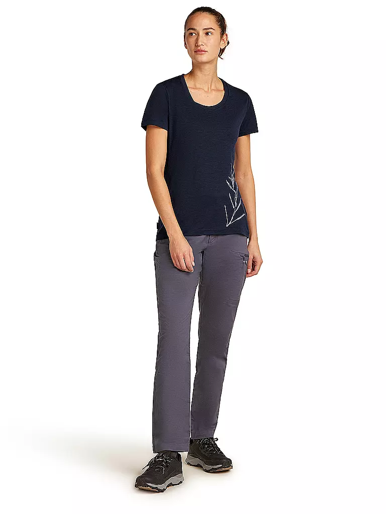 ICEBREAKER | Camiseta funcional de mujer Panax 150 Tech | Azul oscuro