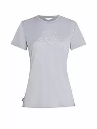 ICEBREAKER | Camiseta funcional de mujer Sundrise 150 Tech | Gris