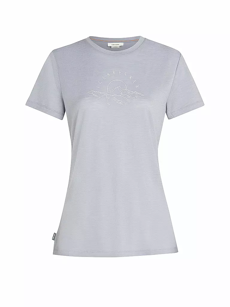 ICEBREAKER | Camiseta funcional de mujer Sundrise 150 Tech | Gris