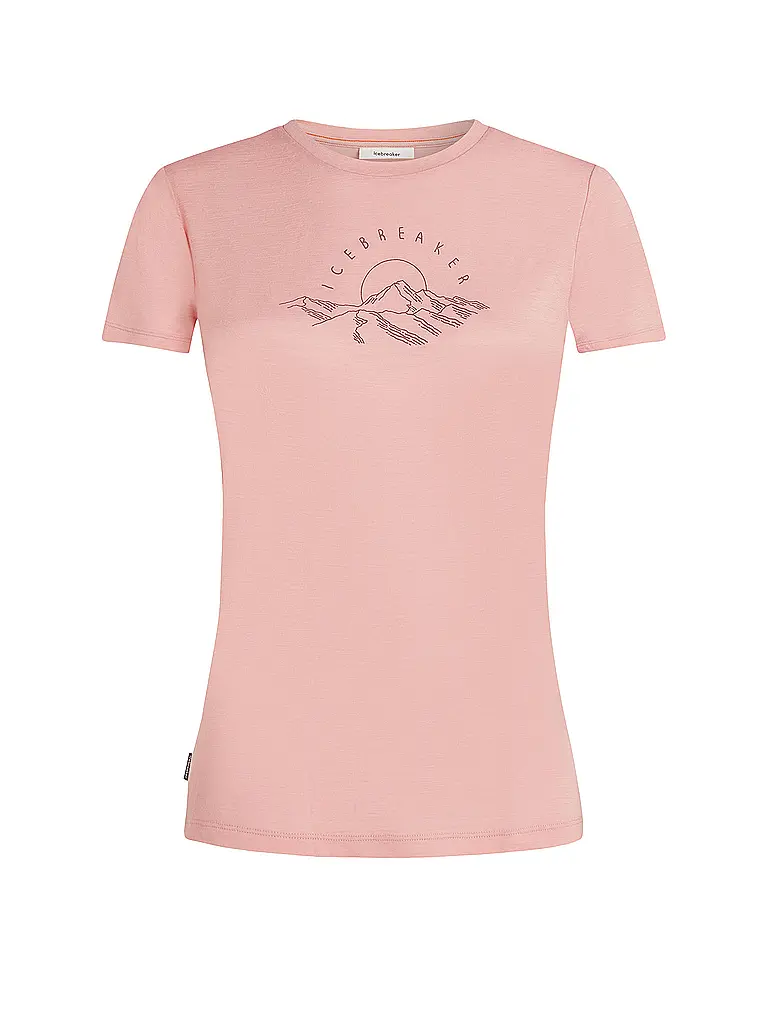 ICEBREAKER | Camiseta funcional de mujer Sundrise 150 Tech | Rosa