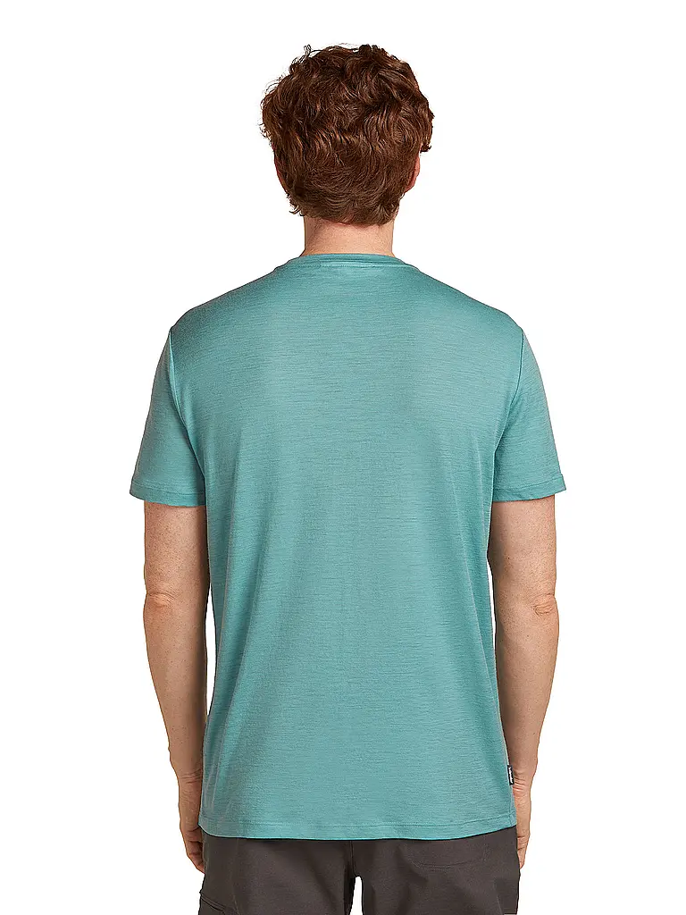 ICEBREAKER | Camiseta funcional para hombre Massif Trail 150 Tech | Azul claro