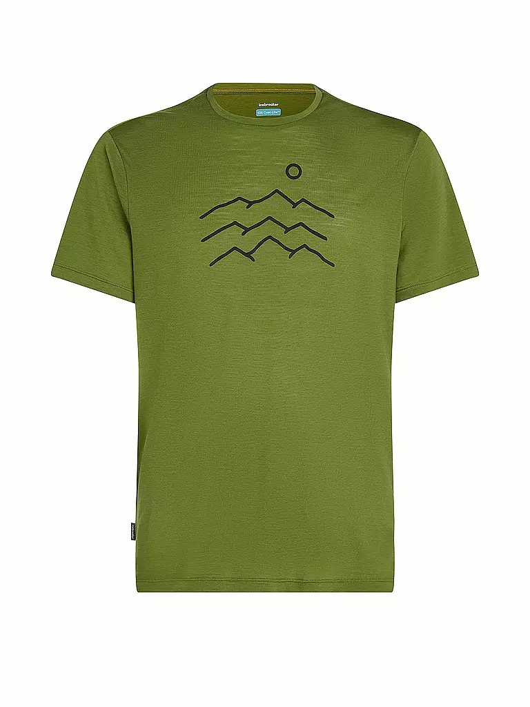 ICEBREAKER | Camiseta funcional para hombre Sphere 125 Cool | Oliva