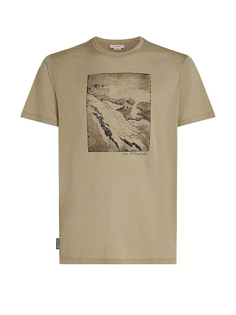 ICEBREAKER | Camiseta funcional para hombre Summit 150 Tech | Beige