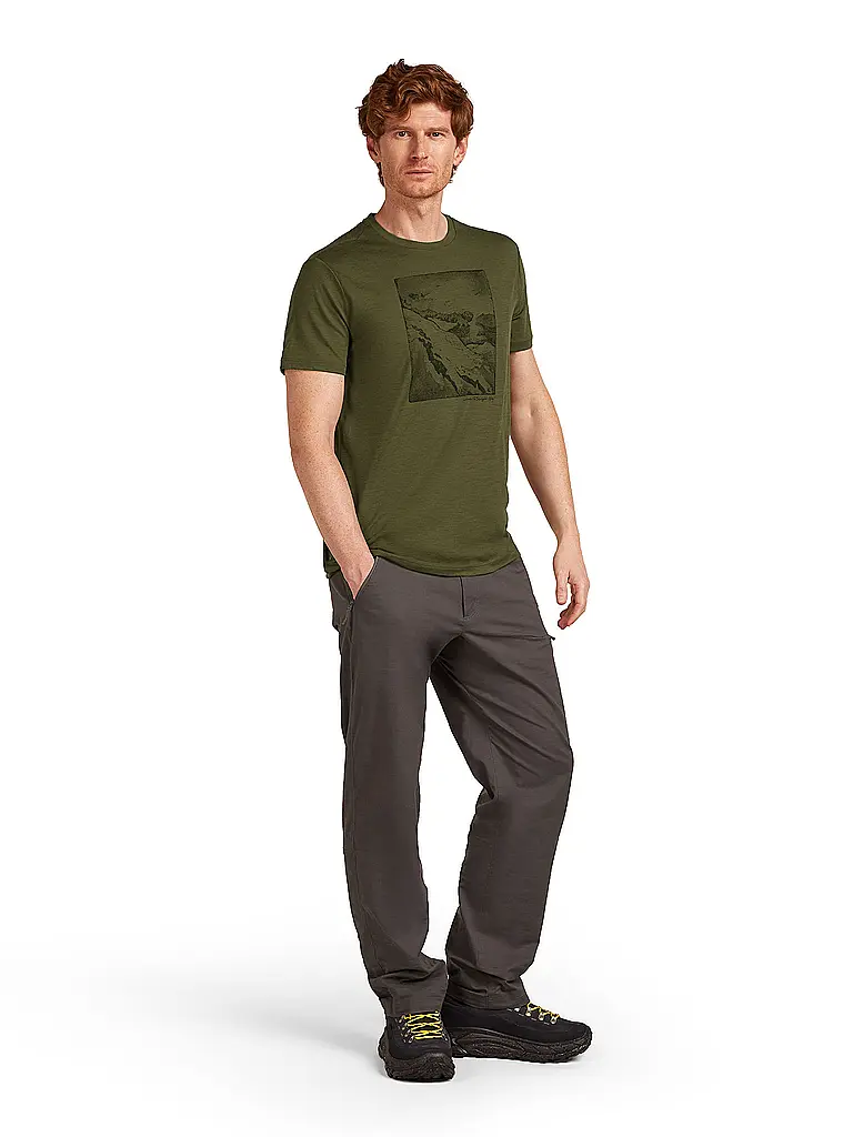 ICEBREAKER | Camiseta funcional para hombre Summit 150 Tech | Oliva