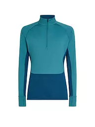 ICEBREAKER | Camiseta interior con cremallera para hombre 200 Merino ZoneKnit | Petróleo