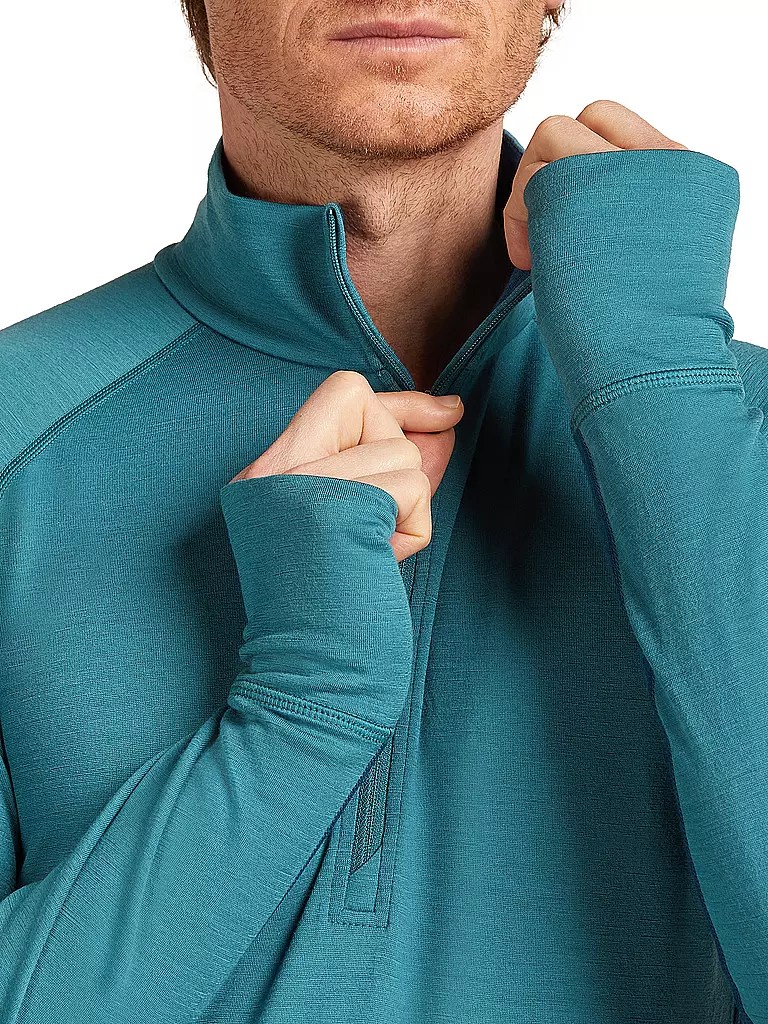 ICEBREAKER | Camiseta interior con cremallera para hombre 200 Merino ZoneKnit |