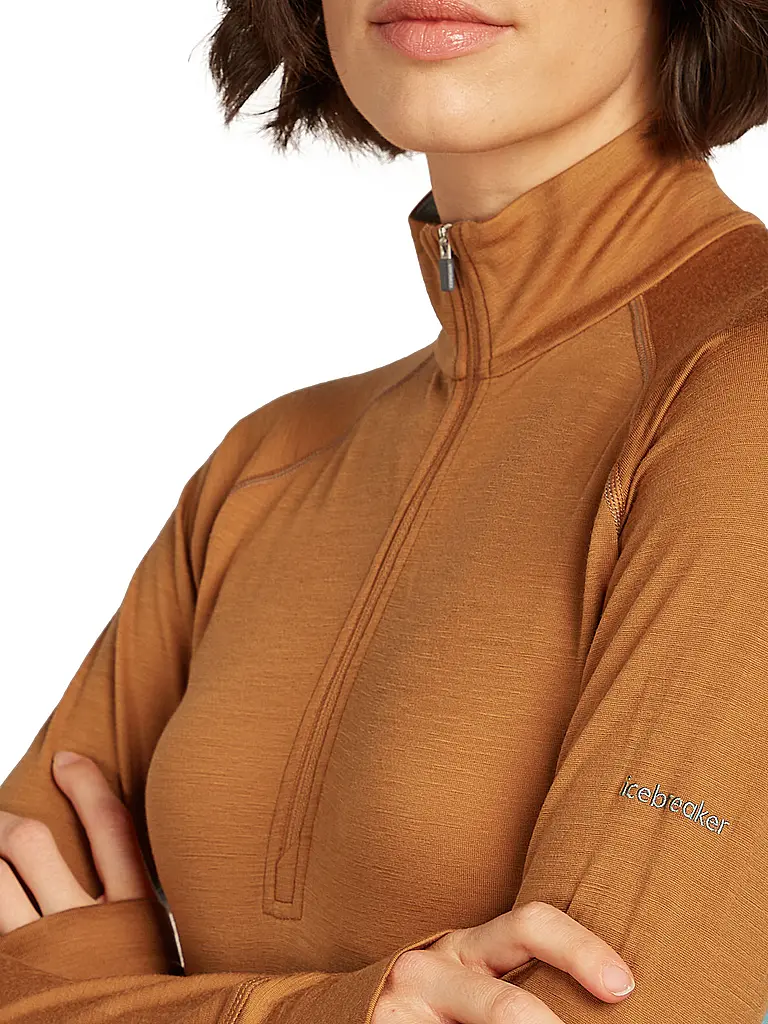 ICEBREAKER | Camiseta interior con cremallera para mujer 200 ZoneKnit™ Merino |