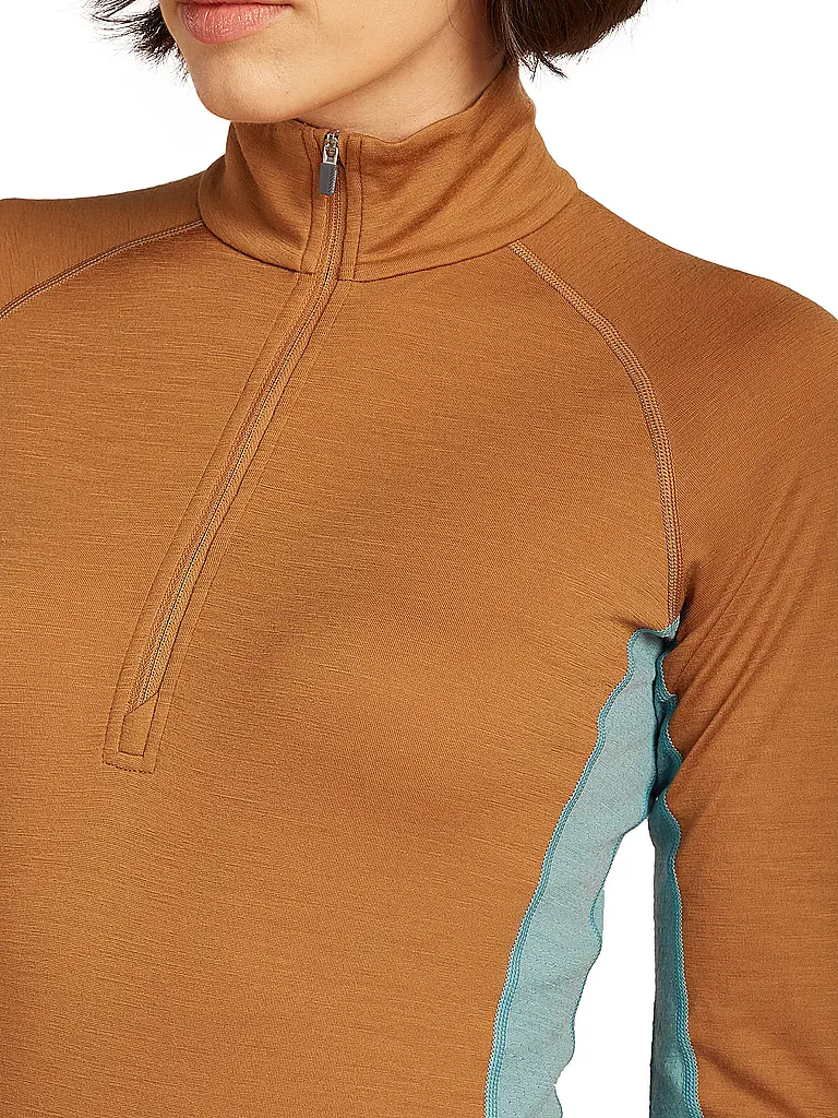 ICEBREAKER | Camiseta interior con cremallera para mujer 200 ZoneKnit™ Merino |