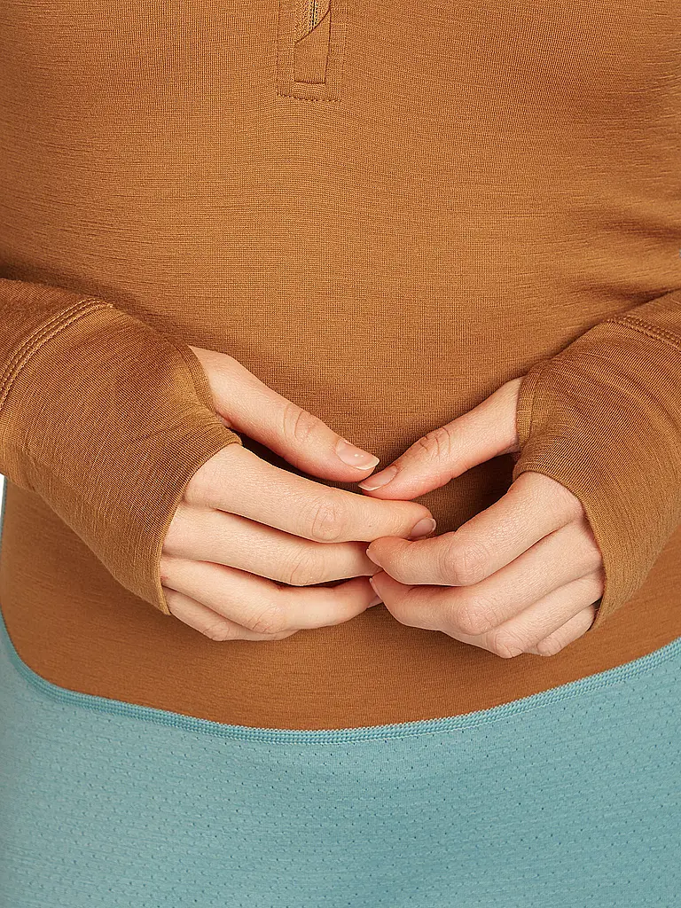 ICEBREAKER | Camiseta interior con cremallera para mujer 200 ZoneKnit™ Merino |