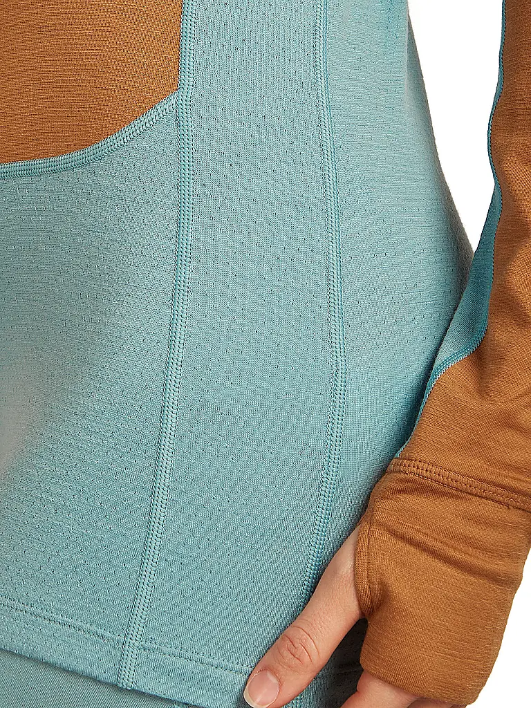 ICEBREAKER | Camiseta interior con cremallera para mujer 200 ZoneKnit™ Merino |