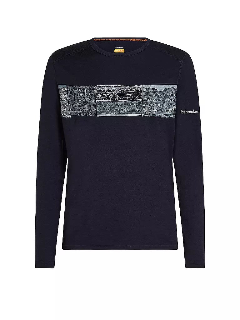ICEBREAKER | Camiseta interior de hombre Elevation 200 Oasis | Azul oscuro