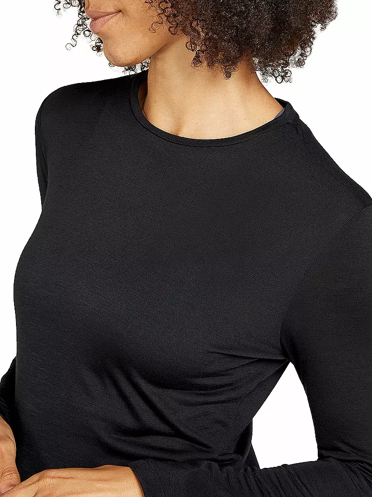 ICEBREAKER | Camiseta interior de mujer Sphere III 125 Cool-Lite | Negro